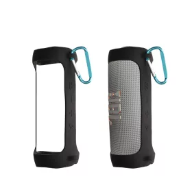   Husa Kwmobile pentru JBL Flip 6/Flip 5, Negru, Silicon, KWM000024SO001C
