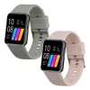 Set 2 Curele Kwmobile pentru GRV SmartWatch, Roz/Gri, Silicon, KWM000024SY002C