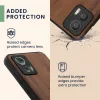 Husa Motorola Edge 30 Neo, Maro/Albastru, Lemn, KWM000018RR002C