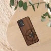 Husa Motorola Edge 30 Neo, Maro/Albastru, Lemn, KWM000018RR002C