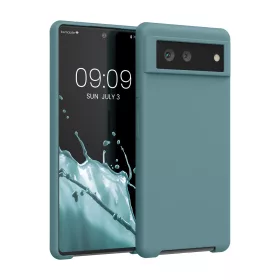 Husa Google Pixel 6, Verde inchis, Silicon, KWM000013EZ058C