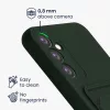 Husa Samsung Galaxy A34 5G, Verde inchis, Silicon, KWM0000191B004C