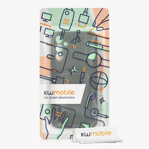Husa Samsung Galaxy A34 5G, Verde inchis, Silicon, KWM0000191B004C