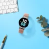 Curea Kwmobile pentru Samsung Galaxy Watch 5/Galaxy Watch 5 Pro/Galaxy Watch 4, Roz deschis, Nylon, KWM000024XZ002C