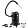 Aspirator pentru cenusa Navaris, cu roti, 20 L, 1000 W, filtru HEPA, 27x27x49 cm, negru, otel