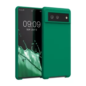 Husa Google Pixel 6, Verde, Silicon, KWM000013EZ064C
