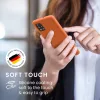 Husa Samsung Galaxy A51, Portocaliu, Silicon, KWM000010ZA052C