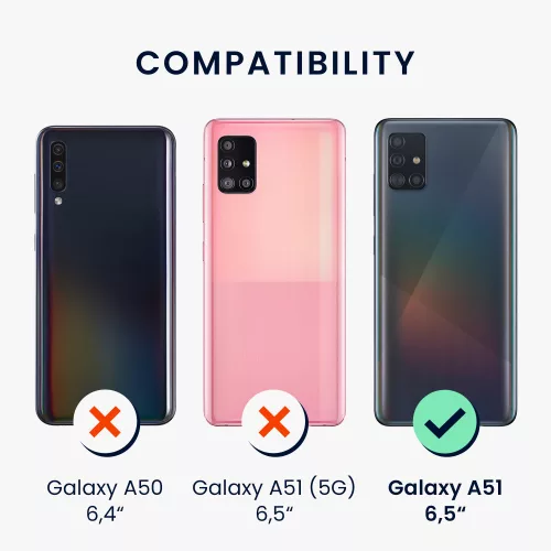 Husa Samsung Galaxy A51, Portocaliu, Silicon, KWM000010ZA052C