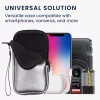 Husa Universala telefon, Marime M - 5.5 inch, Argintiu, Neopren, KWM0000099O170C
