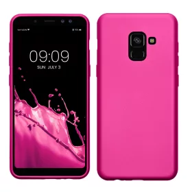 Husa Samsung Galaxy A8 (2018), Roz, Silicon, KWM0000093L009C