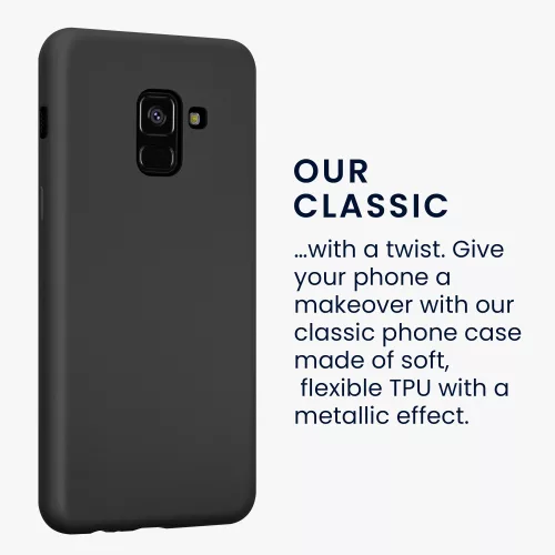 Husa Samsung Galaxy A8 (2018), Gri, Silicon, KWM0000093L012C