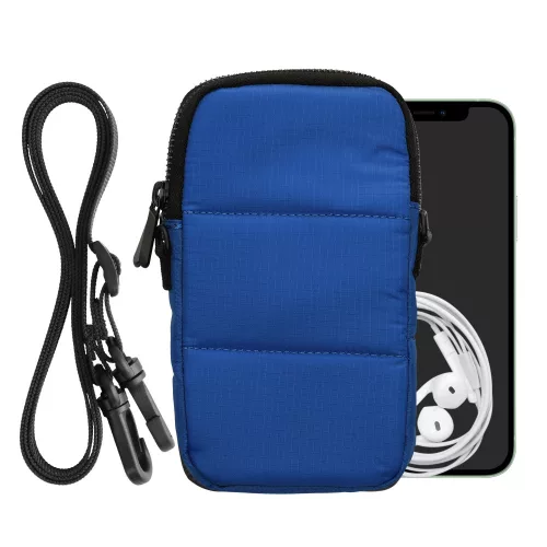 Husa Universala telefon, Marime XL - 6.8 inch, Albastru, Textil, KWM0000204H002C