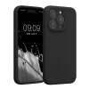 Husa Apple iPhone 15 Pro, Negru, Silicon, KWM000022OM003C