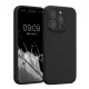 Husa Apple iPhone 15 Pro, Negru, Silicon, KWM000022OM003C