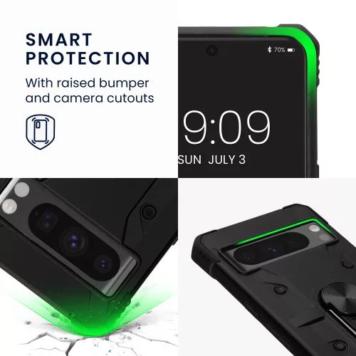 Husa Google Pixel 8 Pro, Negru, Plastic, KWM000020JL001C