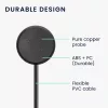 Cablu de incarcare USB Kwmobile pentru Google Pixel Watch 2, Negru, Plastic, KWM0000255M001C