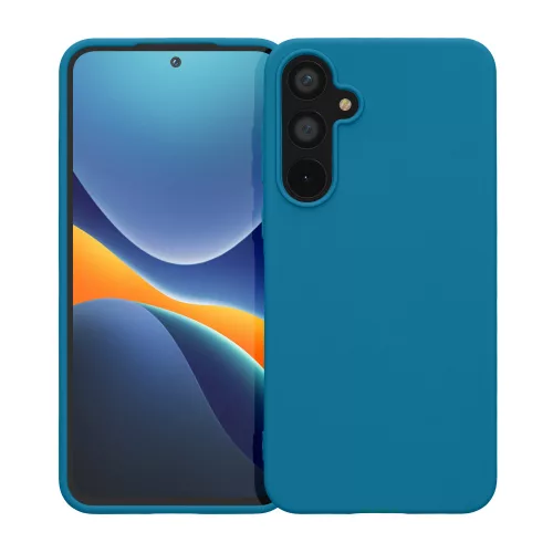 Husa Samsung Galaxy A55, Albastru, Silicon, KWM000021MG014C