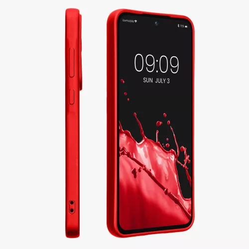 Husa Samsung Galaxy A55, Rosu, Silicon, KWM000021MI003C
