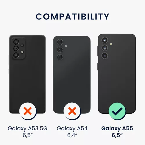Husa Samsung Galaxy A55, Rosu, Silicon, KWM000021MI003C