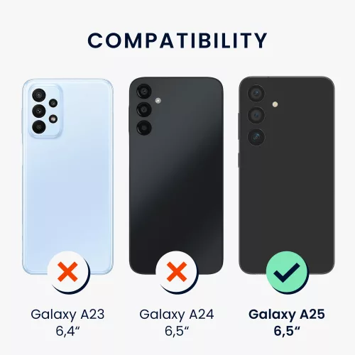 Husa Samsung Galaxy A25, Negru, Silicon, KWM000021MX001C