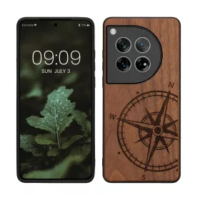 Husa OnePlus 12, Maro, Lemn, KWM000022QB001C
