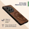 Husa OnePlus 12, Maro, Lemn, KWM000022QB001C