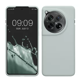 Husa OnePlus 12, Verde deschis, Silicon, KWM000022QC004C