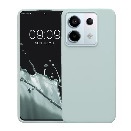 Husa Xiaomi Redmi Note 13 Pro 5G/Poco X6, Verde deschis, Silicon, KWM000020LF005C