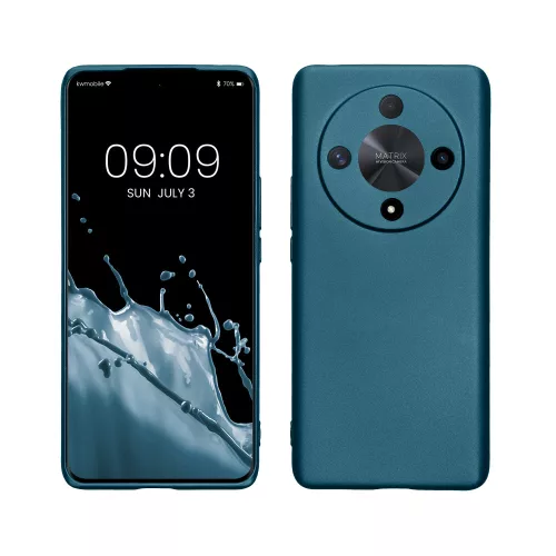 Husa Honor Magic6 Lite/X9b, Albastru, Silicon, KWM000020LH001C