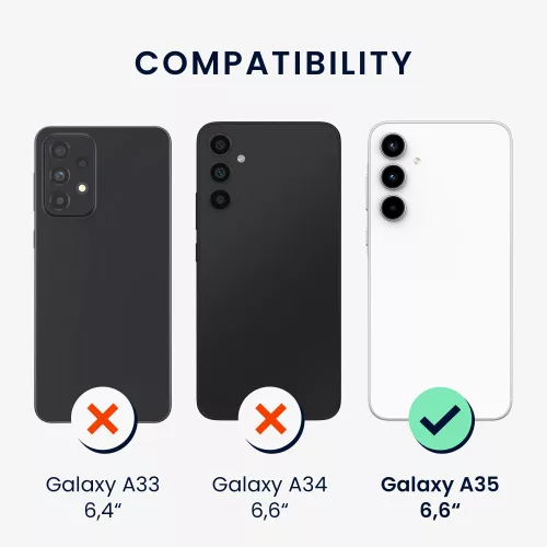 Husa Samsung Galaxy A35, Roz, Silicon, KWM000021PC001C