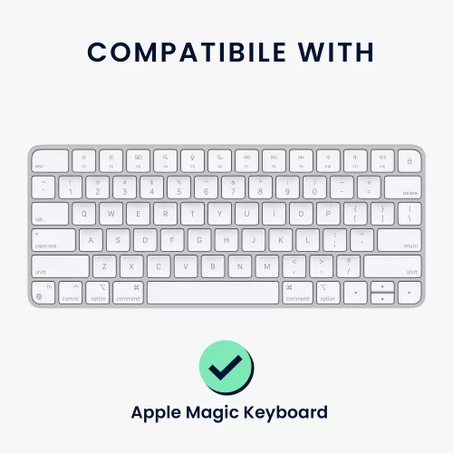 Autocolant tastatura Kwmobile pentru Apple Magic Keyboard, Multicolor, Plastic, KWM000025CS002C