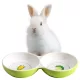 Castron dublu Navaris anti-varsare pentru animale mici, ceramica, NAV000013SF003C