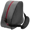 Husa clapari Navaris, 42x38x22 cm, compartiment manusi, poliester 1680D, rosu/gri, poliester