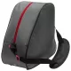 Husa clapari Navaris, 42x38x22 cm, compartiment manusi, poliester 1680D, rosu/gri, poliester