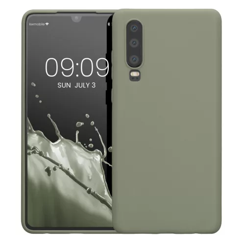 Husa Huawei P30, Verde deschis, Silicon, KWM000009MF019C