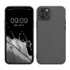 Husa Apple iPhone 12/iPhone 12 Pro, Gri, Silicon, KWM000013WJ007C