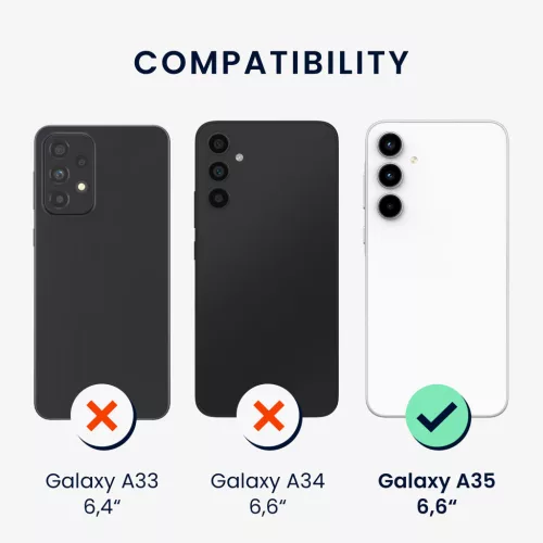 Husa cu jnur Samsung Galaxy A35, Multicolor, Silicon, KWM000021RM001C