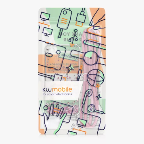 Husa cu jnur Samsung Galaxy A35, Multicolor, Silicon, KWM000021RM001C