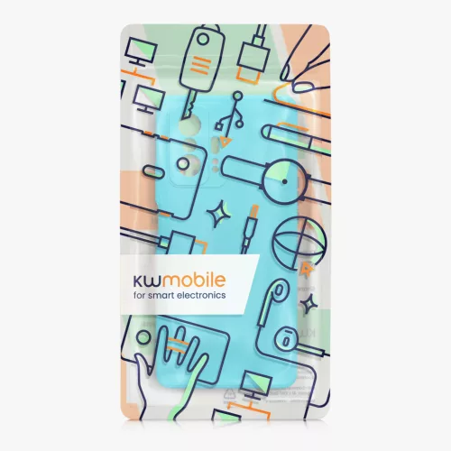 Husa Xiaomi 11T/11T Pro, Albastru deschis, Silicon, KWM000014AW050C