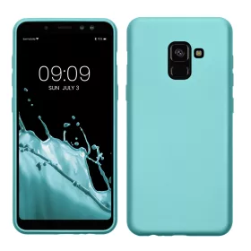 Husa Samsung Galaxy A8 (2018), Verde deschis, Silicon, KWM0000093L014C