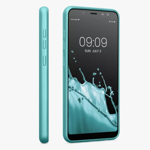 Husa Samsung Galaxy A8 (2018), Verde deschis, Silicon, KWM0000093L014C