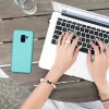 Husa Samsung Galaxy A8 (2018), Verde deschis, Silicon, KWM0000093L014C