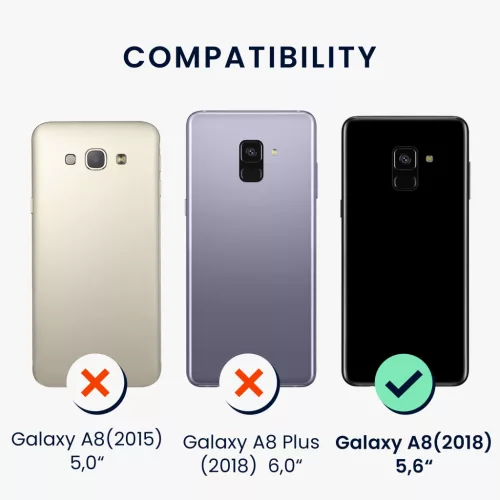 Husa Samsung Galaxy A8 (2018), Verde deschis, Silicon, KWM0000093L014C