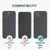 Husa Apple iPhone 15 Plus, Verde, Silicon, KWM000020CB010C