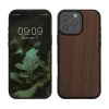 Husa Apple iPhone 16 Pro Max, Maro, Lemn/Silicon, KWM000022UR001C