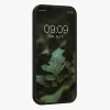 Husa Apple iPhone 16 Pro Max, Maro, Lemn/Silicon, KWM000022UR001C