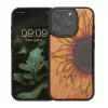 Husa Apple iPhone 15 Pro, Multicolor, Lemn/Silicon, KWM000020EI004C