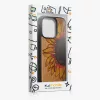 Husa Apple iPhone 15 Pro, Multicolor, Lemn/Silicon, KWM000020EI004C