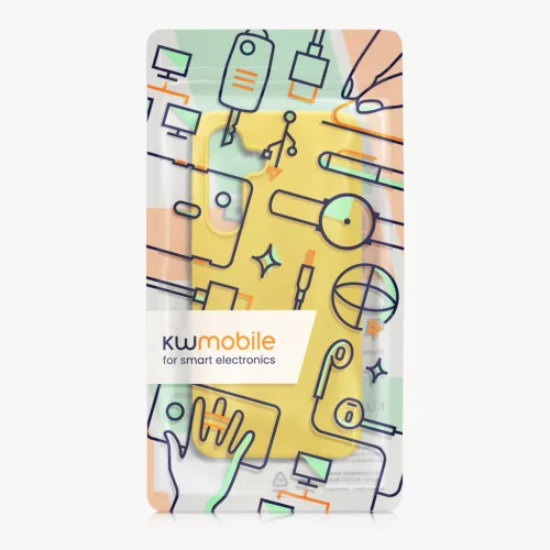 Husa Samsung Galaxy S24 FE, Galben, Silicon, KWM000021WA008C