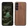 Husa Samsung Galaxy S24 FE, Maro, Lemn/Silicon, KWM000021WK001C